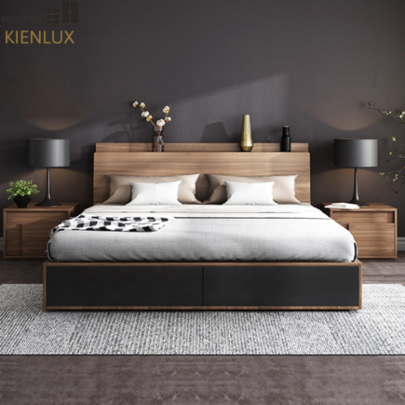 Giường Ngủ Hiện Đại Gỗ Công Nghiệp Chất Lượng-GNKL006