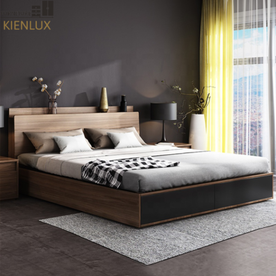 Giường Ngủ Hiện Đại Gỗ Công Nghiệp Chất Lượng-GNKL006