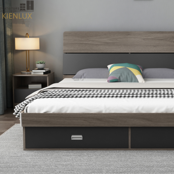 Giường Ngủ Gỗ Công Nghiệp GNKL-001