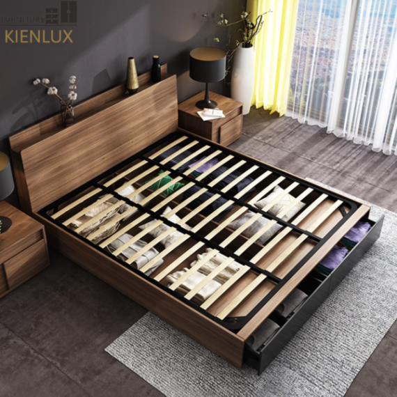 Giường Ngủ Hiện Đại Gỗ Công Nghiệp Chất Lượng-GNKL006
