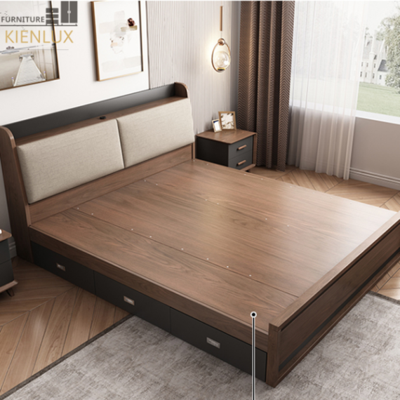 Giường Ngủ Gỗ Công Nghiệp GNKL-003