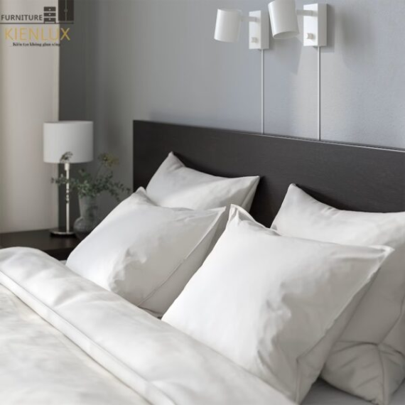 Giường Ngủ Đôi Gỗ Công Nghiệp Hiện Đại GNKL-025