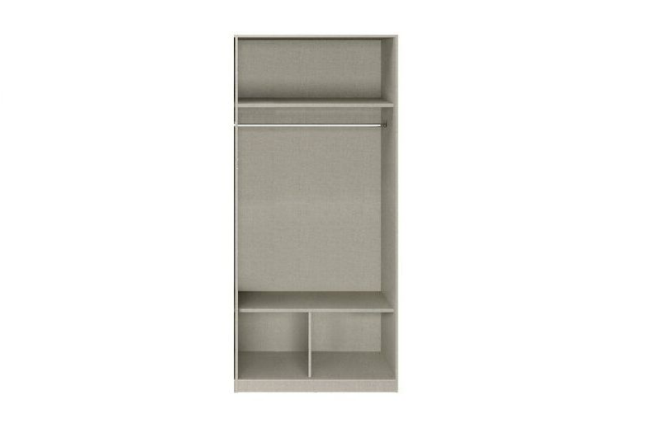 Tủ Quần Áo Gỗ Công Nghiệp 2 Cánh Có Gương-TAKL019